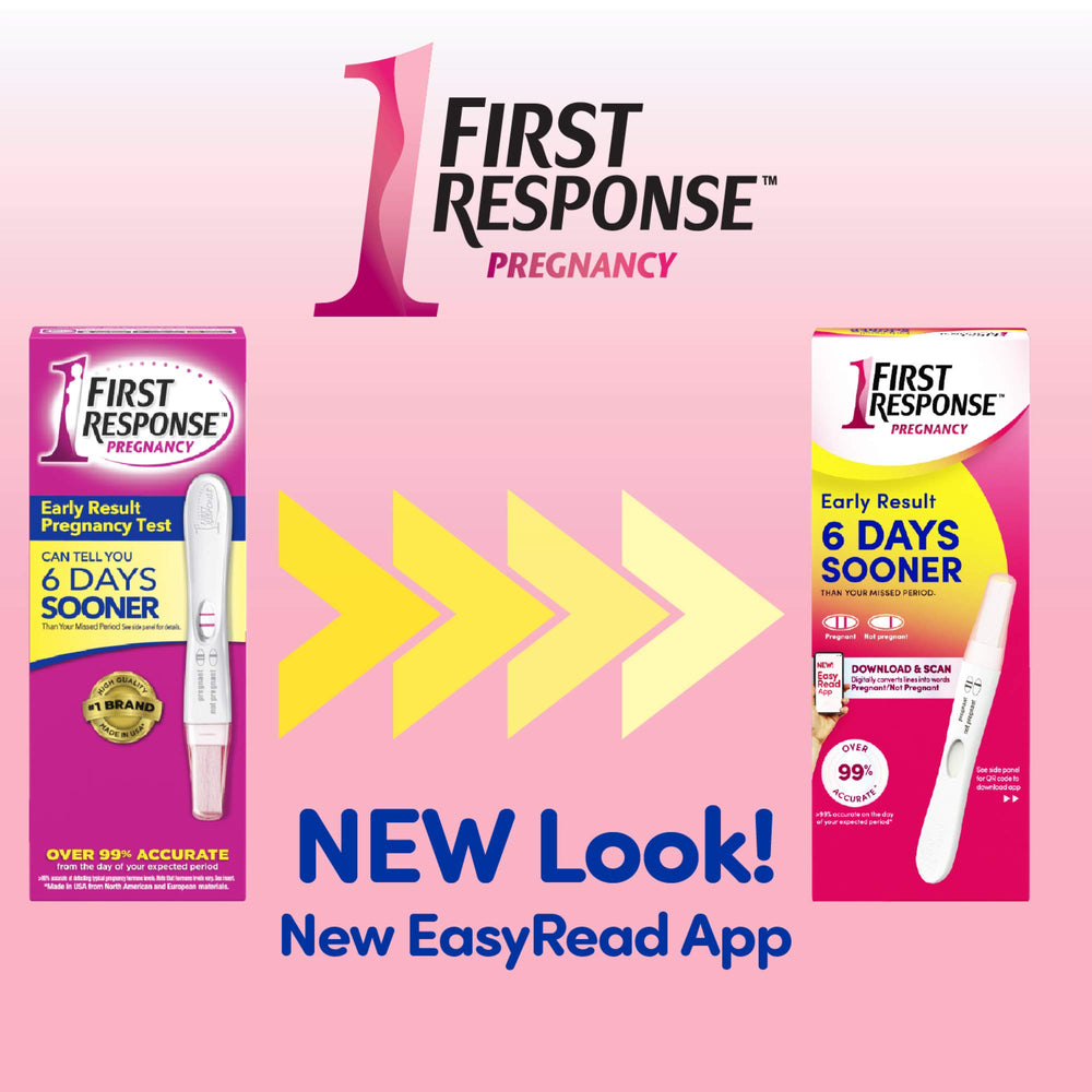 Result window with one line – not pregnant – First Response