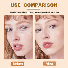 Firstfly full-coverage texture helps even skin tone with a natural-looking finish.