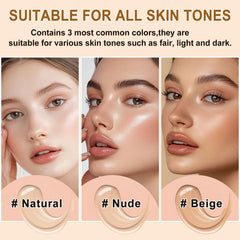 Firstfly matte nude finish adds natural radiance without heaviness.