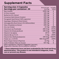 Packaging hero image for OvaHarmony Balance+ 2960mg 120 capsules