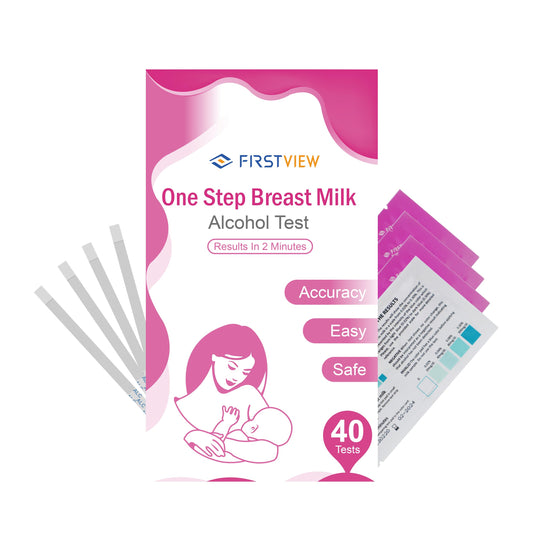 FirstView breastmilk alcohol test strips 40-count - front view