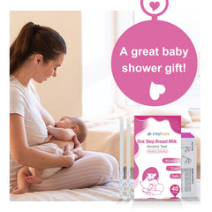 No-waste at-home breastmilk testing for moms