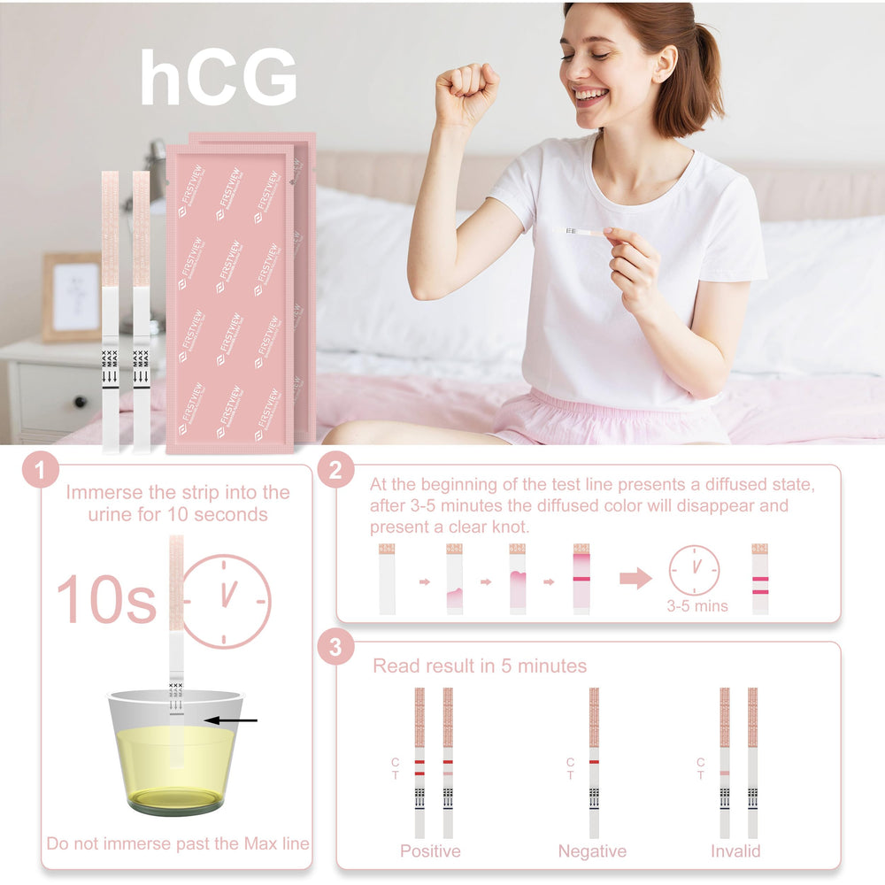 Dip test strip into urine for 10 seconds