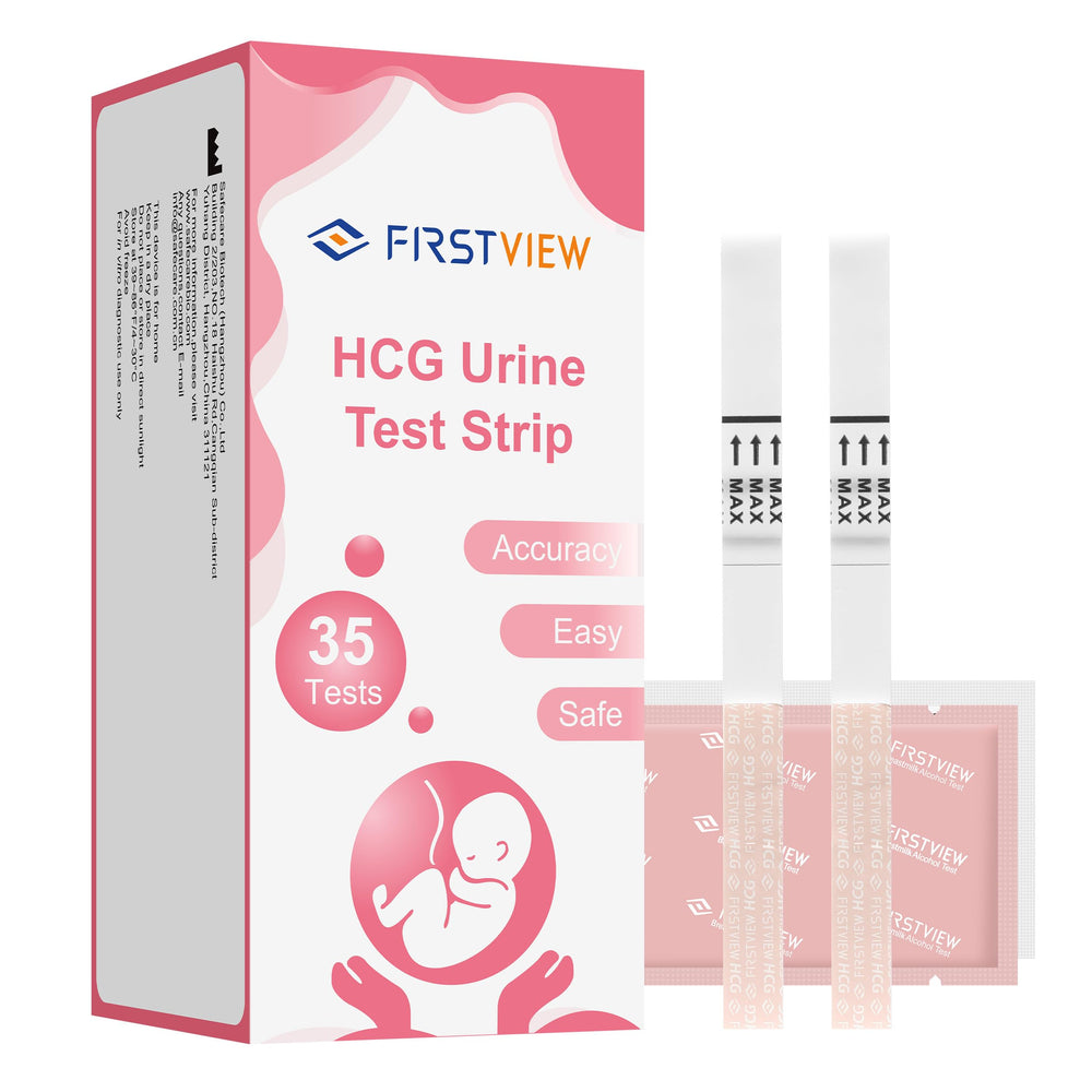 Discreet at-home pregnancy testing concept with FIRSTVIEW