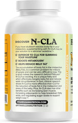 Close-up of Fit & Lean N-CLA bottle on white background