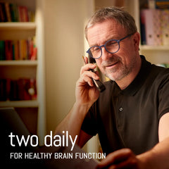 Graphic representing memory and focus benefits for Fitina Brain