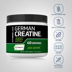 Side view of Fitness Labs Creatine Powder Pack 2 7.05 oz