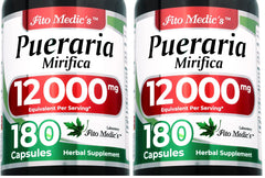 Front view of FITO MEDIC'S Lab Pueraria Mirifica capsules bottle