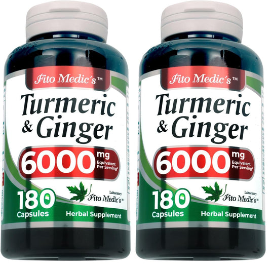 FITO MEDIC'S Lab turmeric and ginger supplement bottle front