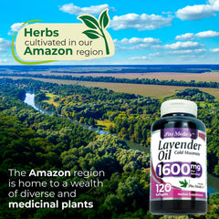 Front view of FITO MEDIC'S Lab Lavender Pills bottle with label