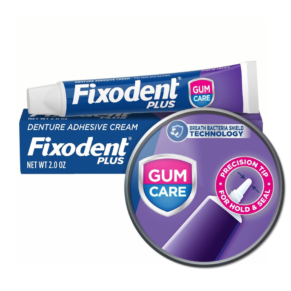 Adhesive creates a thin, smooth bond on dentures
