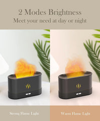 Diffuser glowing with two-brightness mode in low light