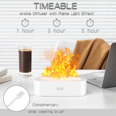 Diffuser with fixed single-color LED lighting option