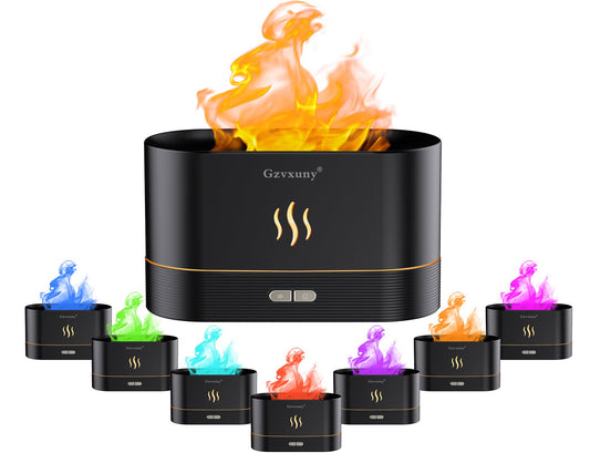 Black Flame Essential Oil Diffuser front view