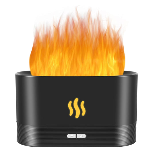 Black Flame Diffuser Humidifier - front view
