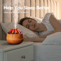 Desk-friendly home office humidifier for aromatherapy