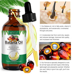 Flasture Batana Oil on dry scalp for hydration and comfort.