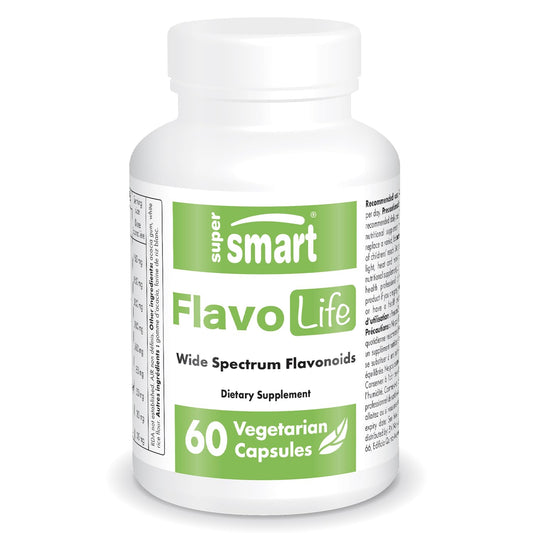 Front view of Supersmart FlavoLife bottle