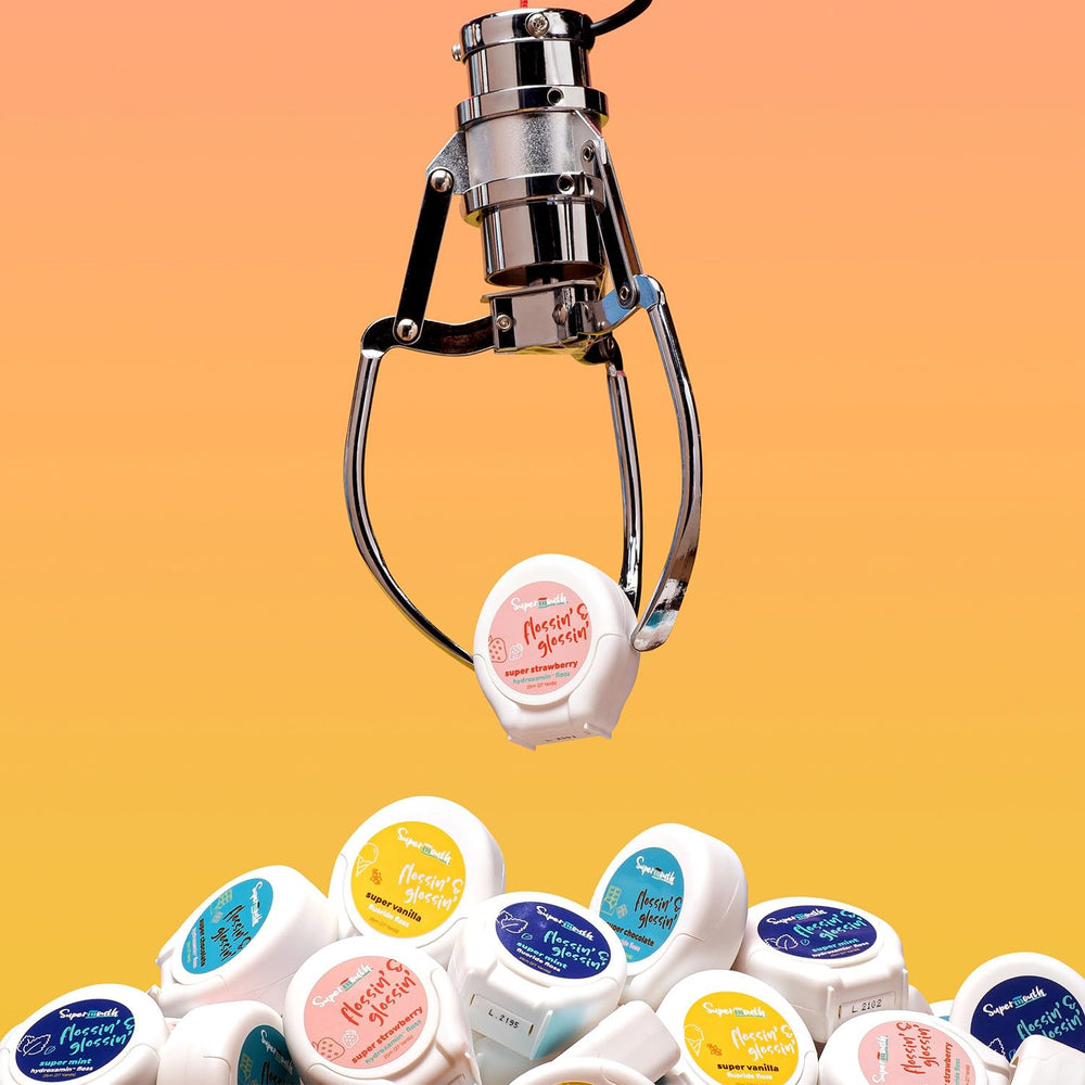 Chocolate flavor floss strand