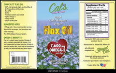 Close-up of flax seeds