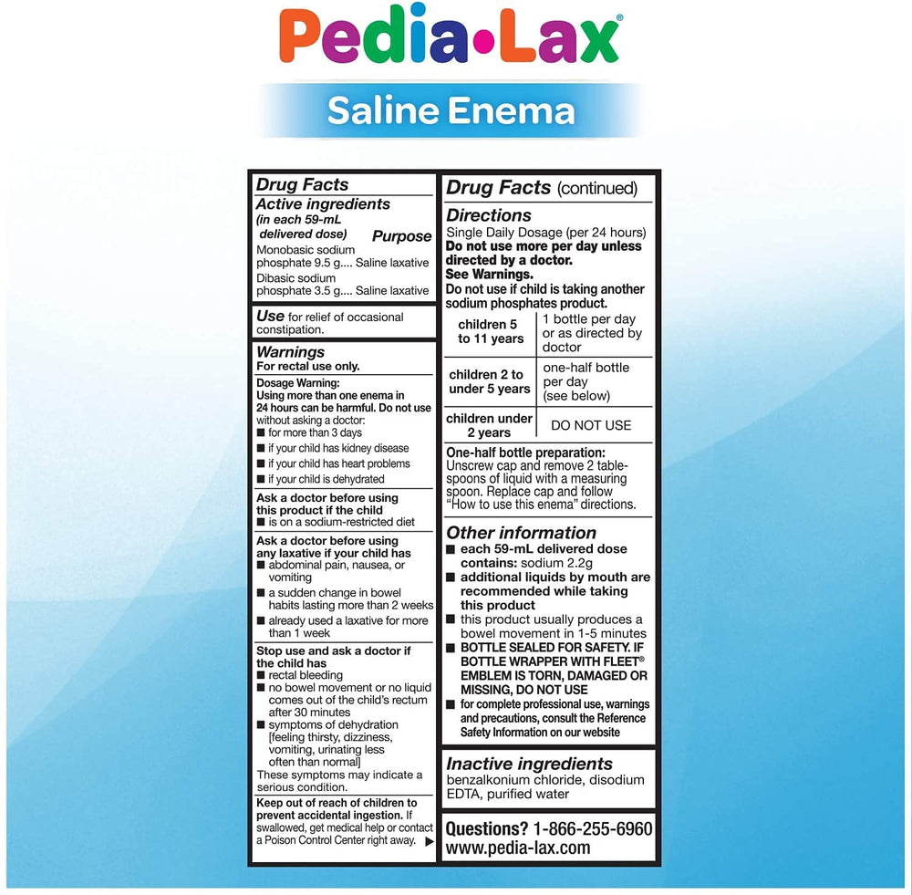 Fleet Pedia-Lax Comfortip soft tip for easy administration