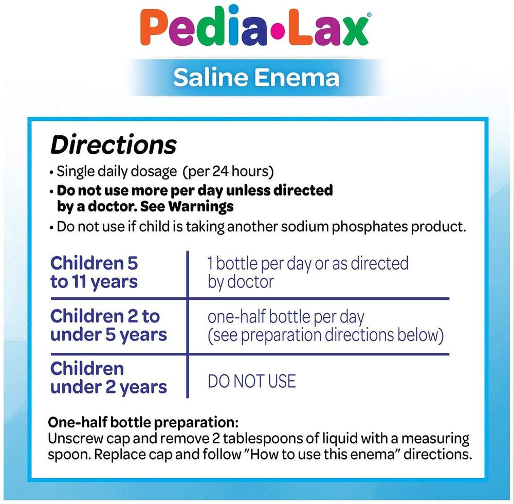 Fleet Pedia-Lax latex-free label with sensitive skin-friendly design