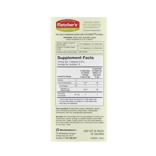 Fletcher's Root Beer Laxative packaging shows familiar flavor and user-friendly design.