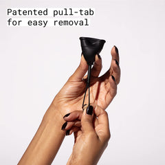 Flex Cup carry pouch keeps kit discreet and hygienic on the go.