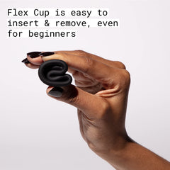 Flex Cup’s reusable design supports sustainable, long-term care.