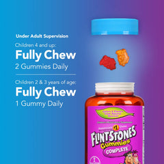 Flintstones Complete Gummies box featuring classic cartoon characters