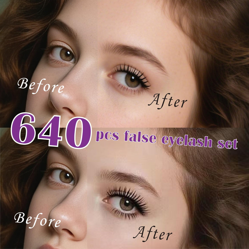 Flomitta Lash Clusters Kit wispy clusters for everyday elegant drama.