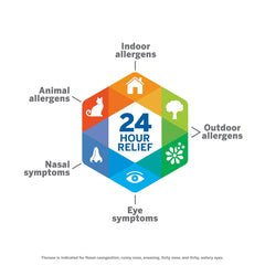 Flonase Sensimist dosing step illustrates two sprays per nostril harmony.