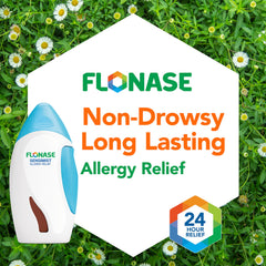 Flonase Sensimist nasal mist dispense demonstrates drip-free delivery and easy use.