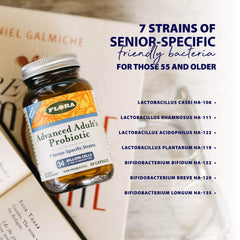 Graphic illustrating gut health benefits for seniors