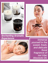 Flora Aromatics Lilac Absolute Oil diffuser-ready use for serene spaces