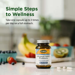 Flora gluten-free vegetarian raw probiotic bottle supports sensitive diets.