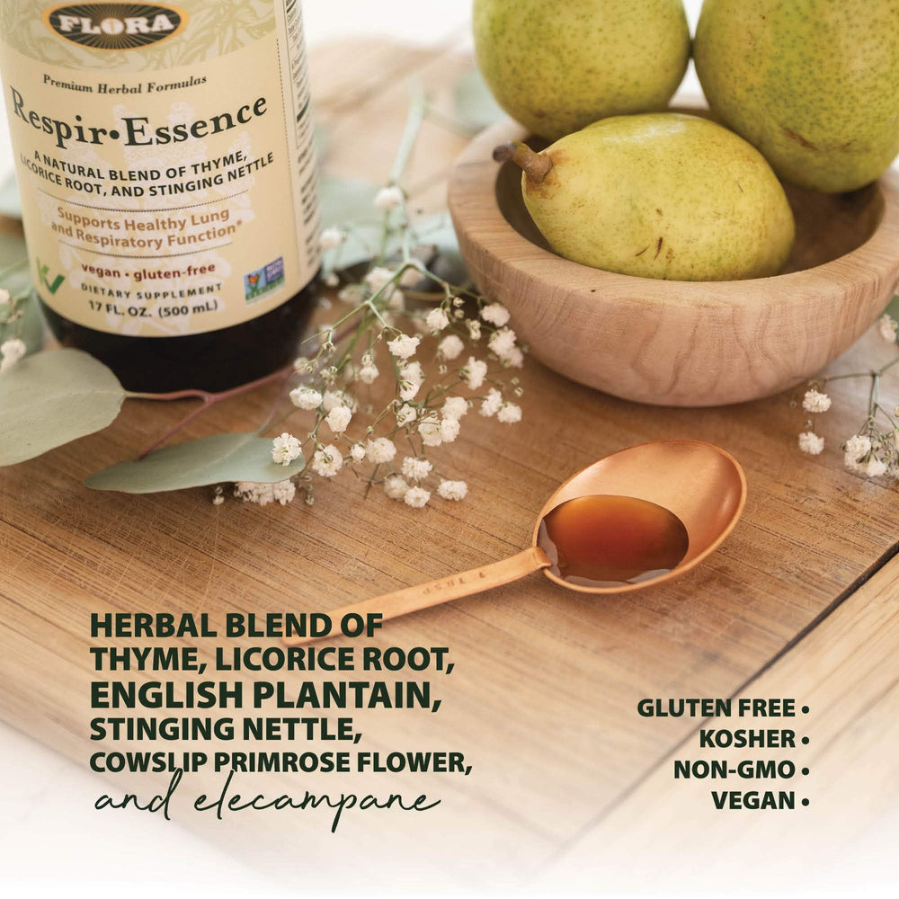 Close-up of thyme and licorice root used in Respir-Essence
