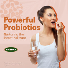 Front view of Flora Super Bifido Plus packaging