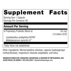 FloraVantage Balance capsule bottle label