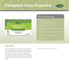 Flora Complete Care Probiotic packaging on white background