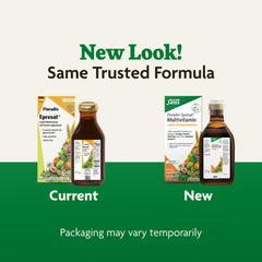 Healthy adult lifestyle image with Floradix Epresat product