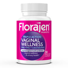 Florajen Women’s Triple-Action Probiotic bottle front view