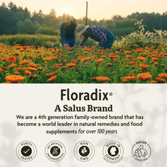 Lifestyle scene with Floravital on a table ready for a wellness routine