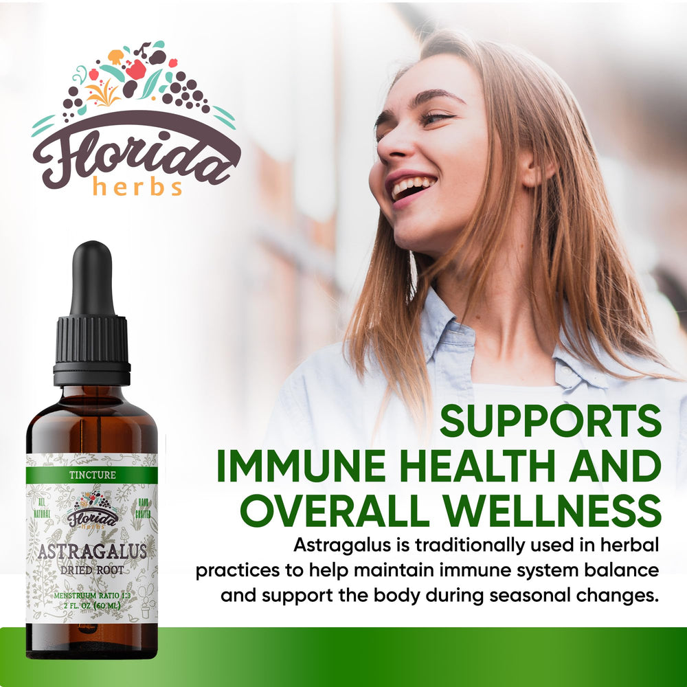 Close-up of Astragalus tincture liquid and dropper