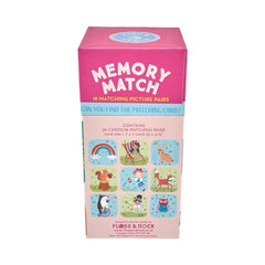 Memory cards for Floss and Rock Rainbow Fairy Memory Match Game laid out