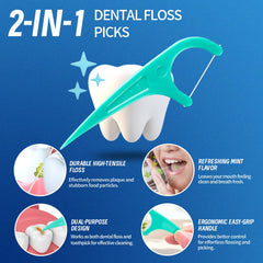Built-in toothpick tip for easy debris removal