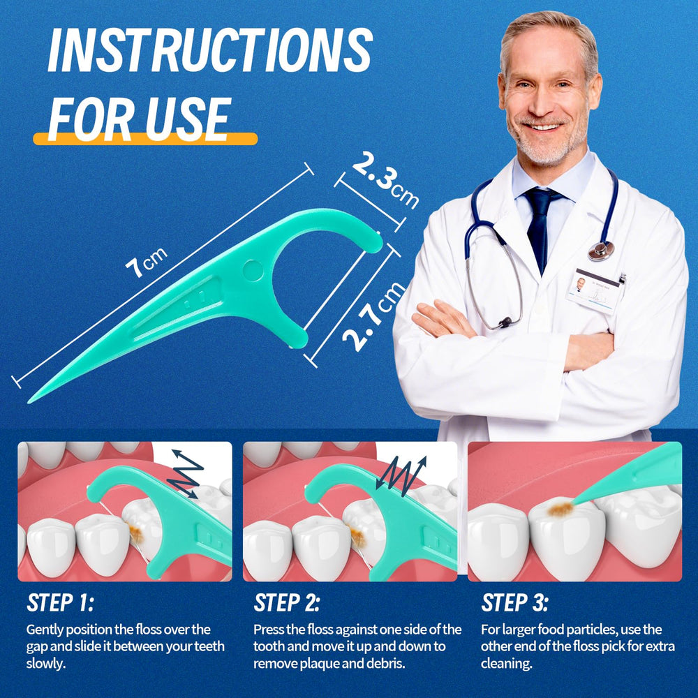 Family-friendly floss picks for convenient oral care