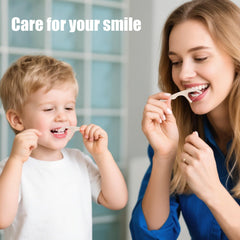 Floss picks suitable for kids and adults during daily oral care