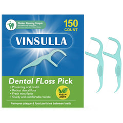 Flosser picks with Fresh Mint flavor, 150-count package