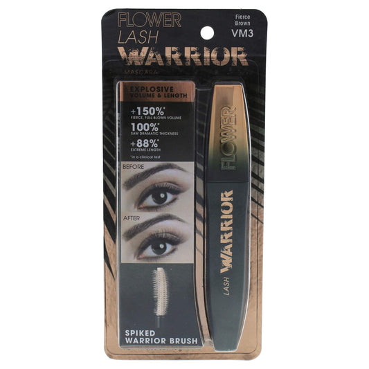FLOWER BEAUTY Lash Warrior Mascara wand close-up showing precise bristles for defined lashes